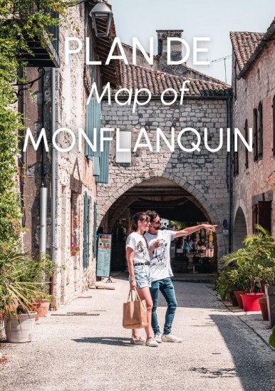 Monflanquin kaart