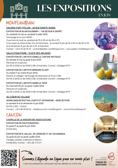 Tentoonstellingen in juni