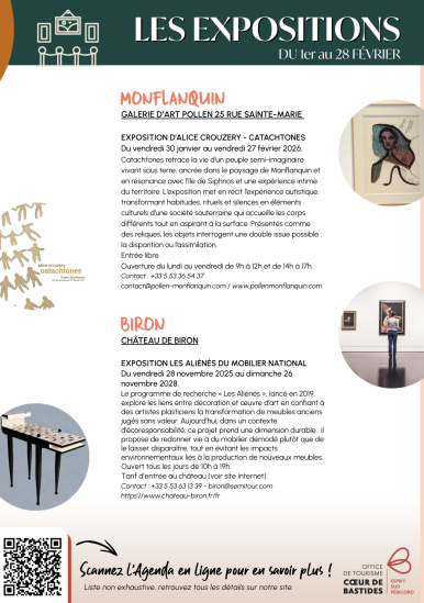 Tentoonstellingen van 1 tot 28 Februari 2026