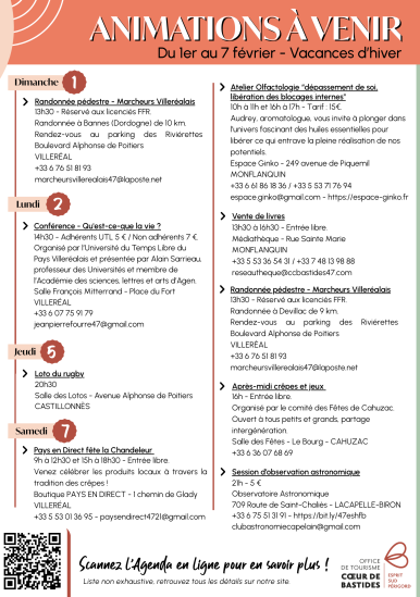 Evenementen Februari 2026