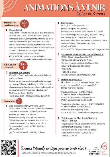 Evenementen maart 2026