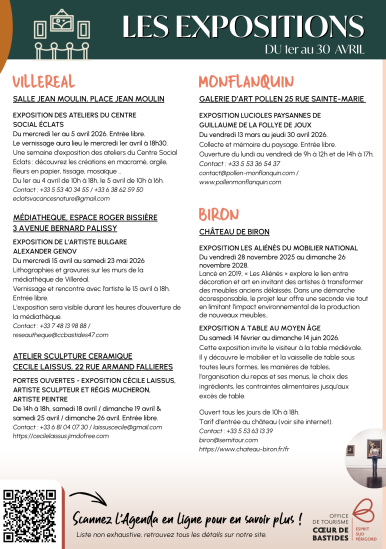 Exhibitions April 2026