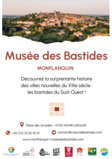 Flyer: Museums, Tours, and Activities / Coeur de Bastides Tourist Office