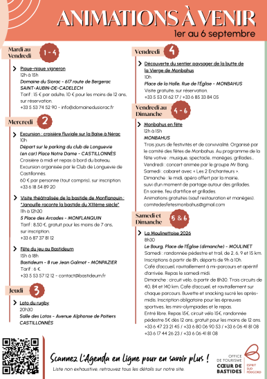 Activiteiten september 2026