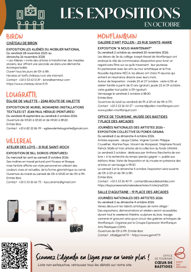 Exhibitions october 2026